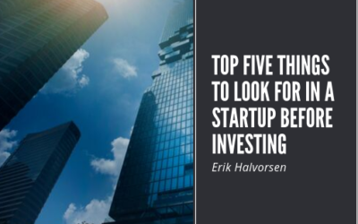 Top Five Things to Look for in a Startup before Investing